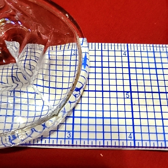 Pair of Glass Tapered Candle Holders - Picture 3 of 3